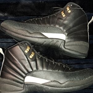 Air Jordan 12 Black and Gold Size 13 Used Very Clean No Box